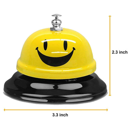 Steel Smiley Face Call Bell for Reception Desk, Restaurant & Hotel Service
