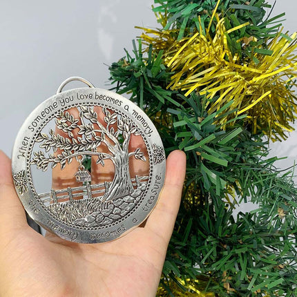 Metal Memory Wall Tree Keepsake Hanging Sign Plaque Ornament
