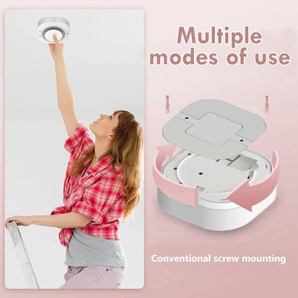 2 Pack Smoke & Gas Detector Battery Operated Home Alarm