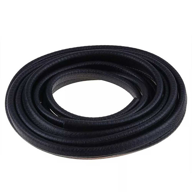 5M Black U-Shape Car Door Edge Guard | Rubber Seal Trim Protector Strip for Door Boot/Trunk