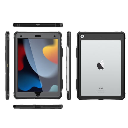 Rugged Waterproof Shockproof Case for iPad 7/8/9 10.2 Inch