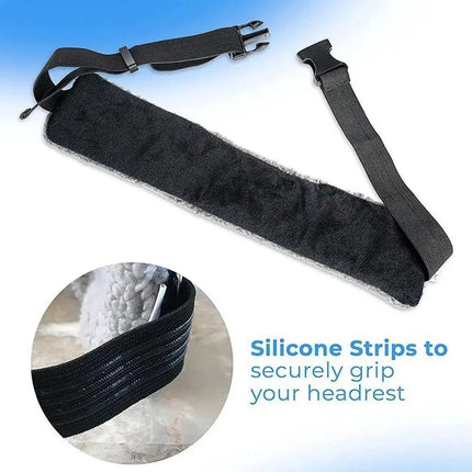 Portable Travel Neck Support Pillow with Strap for Airplane Head Rest