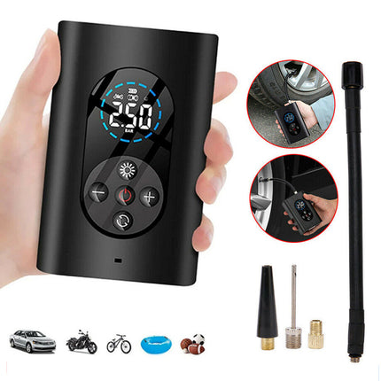 Cordless Air Pump - Portable Electric Tire Inflator for Car Tires, Bicycle, Motorcycle, Ball