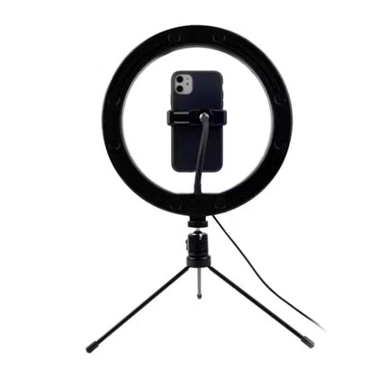 10" Ring Light with Desktop Tripod & Bluetooth Remote for Vlogging/Photography