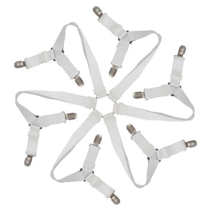 Mattress Sheet Clips Holders Fasteners Grippers Straps Suspender Fitted