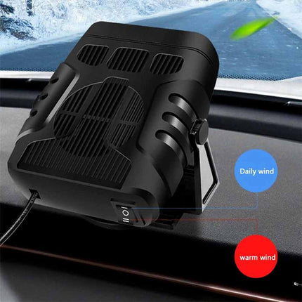 12V DC Portable Electric Car Heater Fan Defogger Defroster Demister