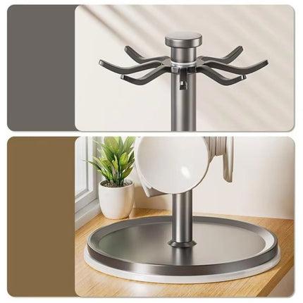 Rotatable Kitchen Tool Holder for Spoon, Spatula, Whisks