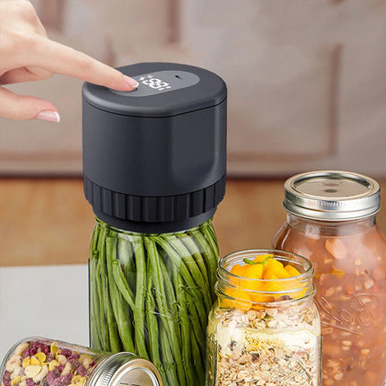 Electric Automatic Mason Jar Vacuum Sealer Kit with Lids