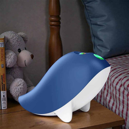 Kids Blue Whale Star Projector Galaxy Night Light LED Bedroom Lamp