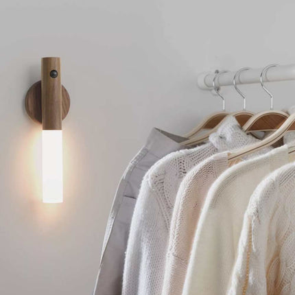 Wireless USB Rechargeable Motion Sensor LED Wall Light Magnetic Lamp