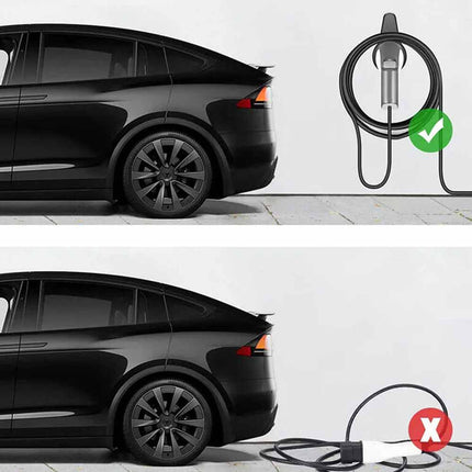 Type 2 EV Charger Cable Holder - Wall Mounted Organizer