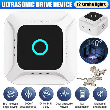 Ultrasonic Pest Repeller Plug In – Deter Mice, Rats, Squirrels & Insects