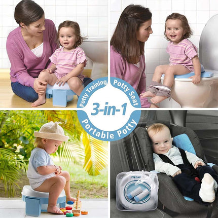 Reusable Portable Folding Potty for Toddler Outdoor Camping Travel