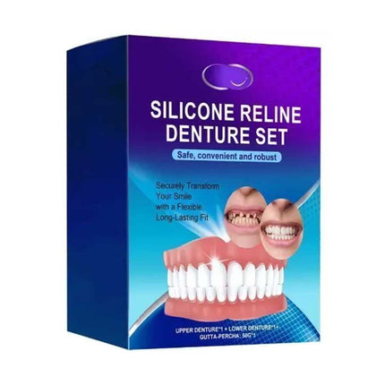Comfort Fit Silicone Denture Set for Dentures & Veneers