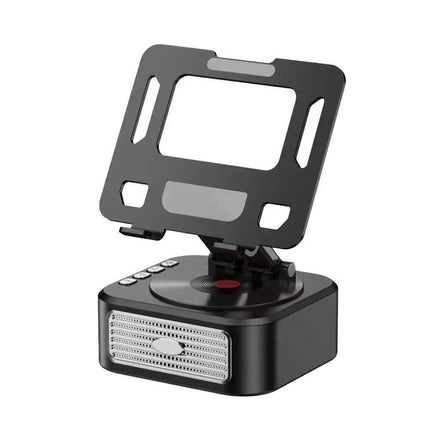 Adjustable Bluetooth Speaker Phone Stand with Speakers for Tablet