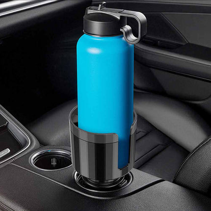 Universal Car Cup Holder Expander Adapter for Big Cups, Water Bottles & Large Drinks | Stable Fit for Diameters up to 105mm