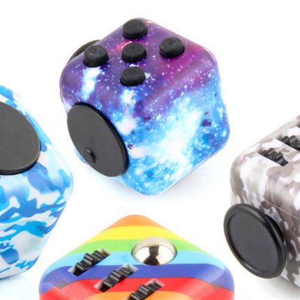 Fidget Cube & Spinner Stress Relief Toy for Anxiety ADHD Adult Kids