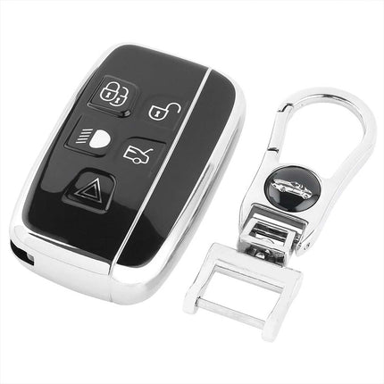 Compatible Land Rover Range Rover Sport Evoque Jaguar Key Fob Shell Cover + Keyring