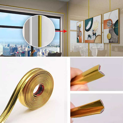 Self Adhesive Wall Edging Strip Flexible Corner Angle Trim for Living Room & Kitchen