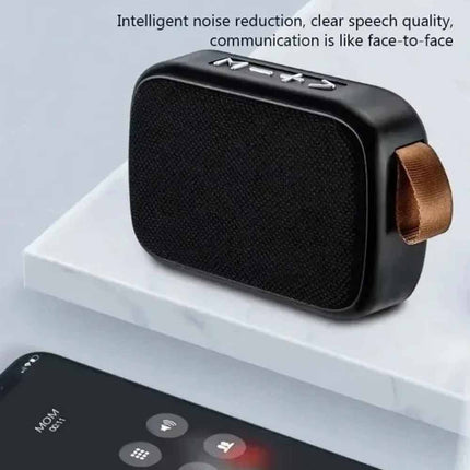 Portable Mini Fabric Bluetooth Speaker Soundbar with FM Radio TF Card & USB