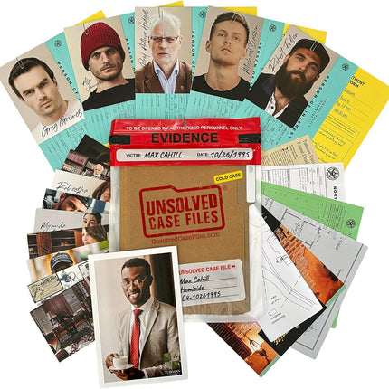 Unsolved Case Files: Murder Mystery Detective Game – Cold Case Crime Party