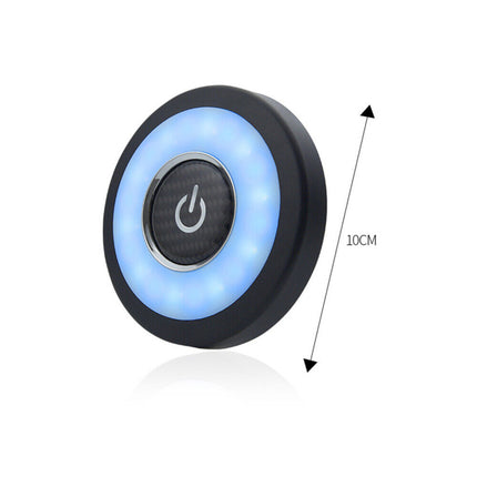 Magnetic USB Rechargeable LED Car Dome Light - Stick to Roof & Clip Visor, Portable Multi-Use Reading Lamp