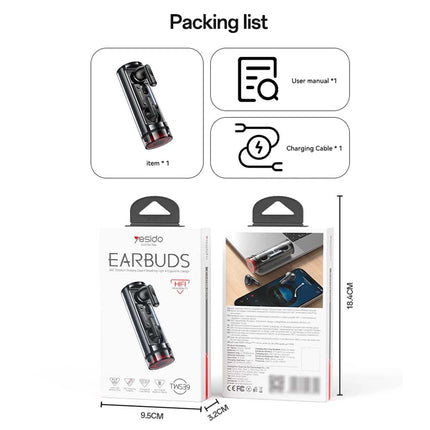 Wireless Earbuds Bluetooth 5.3 TWS in-Ear Headphones with Charging Case Hi-Fi Sound Deep Bass for Android iPhone