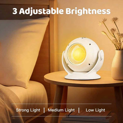 360° Rotating Galaxy Starry Sky Projector Night Light LED Planetarium Lamp