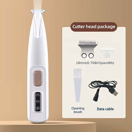 Cordless Professional Pet Clippers – Low Noise Dog Hair Shaver & Grooming Trimmer with Adjustable Blade Kit