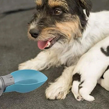 Portable 800ml Dog Water Bottle for Outdoor Travel, Hiking & Walking