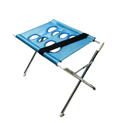Foldable Non-Slip Pet Grooming Hammock Bathing Stand for Dogs - Blue