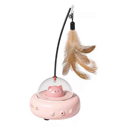 Automatic Smart Interactive LED Laser Teasing Cat Toy for Indoor Pets