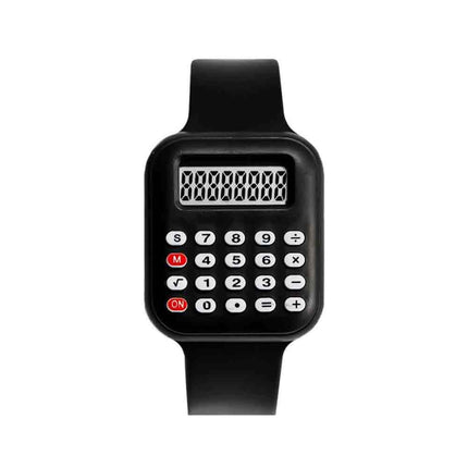 New 2026 Kids Watch with Calculator & Rubber Strap for Girls Students