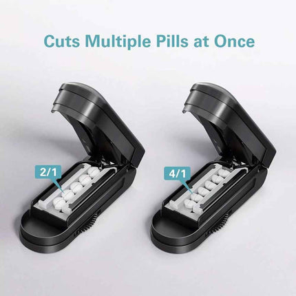 Adjustable Multi Pill Cutter for Small Tablets & Medication Splitter