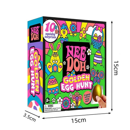Easter Golden Egg Hunt Mystery 10 Squishy Surprises 4 Eggs Collectible Gift