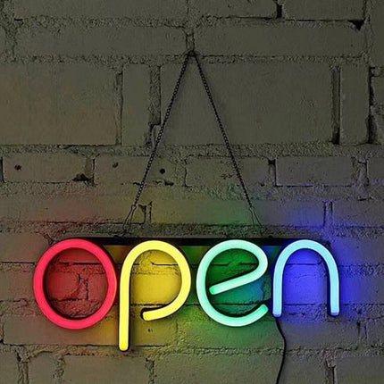 LED Open Sign Light Bar for Shop Window, Hotel, Restaurant Hanging Display