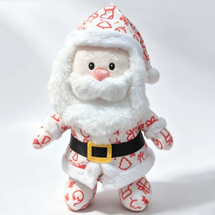 DIY Paintable Santa Claus Plush Toy Blank for Christmas Crafts