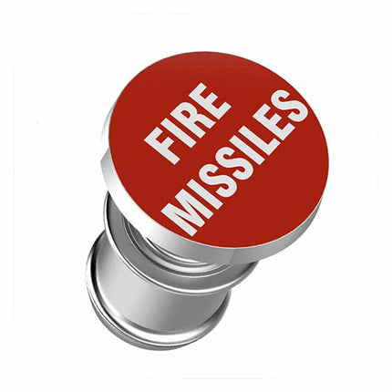 Red LED Missile Launch Cover – 12V Car Lighter Socket, Funny Ignition Switch & Auto Interior Decor