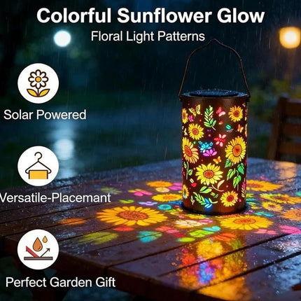 Solar Waterproof Hanging Lantern for Garden Patio Yard