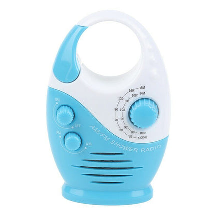 Waterproof Portable FM/AM Radio for Shower, Hanging in Bathroom