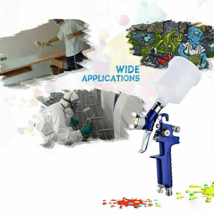 Mini HVLP Air Spray Gun | for Automotive Touch-Up Paint & Spot Repair | Car Detailing Tool