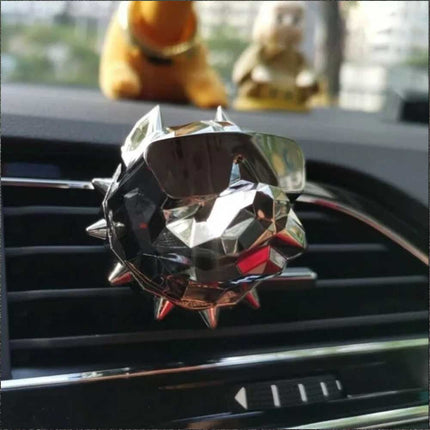 Bulldog-Shaped Car Air Freshener / Car Freshener Bulldog Ornament