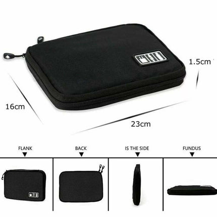 Travel Cable Organizer Bag for USB Cord & Charger, Electronic Accessories Storage Case
