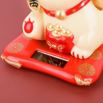 Solar powered Wealth Cat Cute Wealthy Car Home Decor