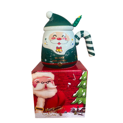 400ml Christmas Ceramic Santa Coffee Mug with Gift Box Xmas Present