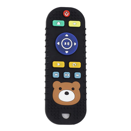 Baby Silicone Teething Remote Control Toy Soft Teether for Infants Toddlers Chew Sensory Toy