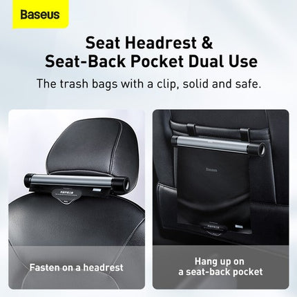 Car Organizer Backseat Storage Bag Trash Bin with 40 Bags