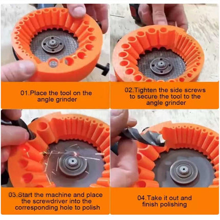 Handheld Drill Bit Sharpener for All Bits - Jig for 125mm Grinder