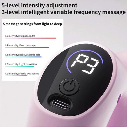Full-Body Fascia Ring & Massage Gun Belt Set – Fat Burning, Shaping & Cellulite Relief