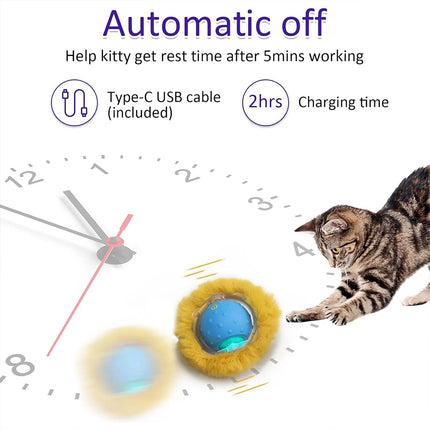 Interactive Chirping Hide & Seek Ball for Smart Cats